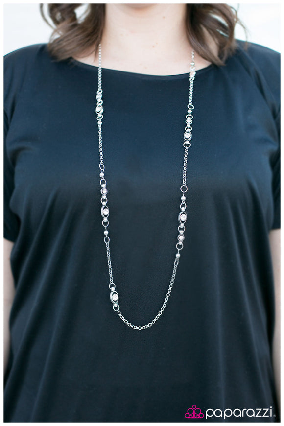 As Far As The Eye Can See - White Necklace