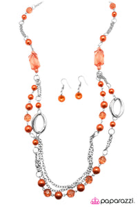 The Toast Of The Town - Orange Necklace - Box 5 - Orange