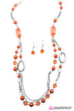 The Toast Of The Town - Orange Necklace - Box 5 - Orange