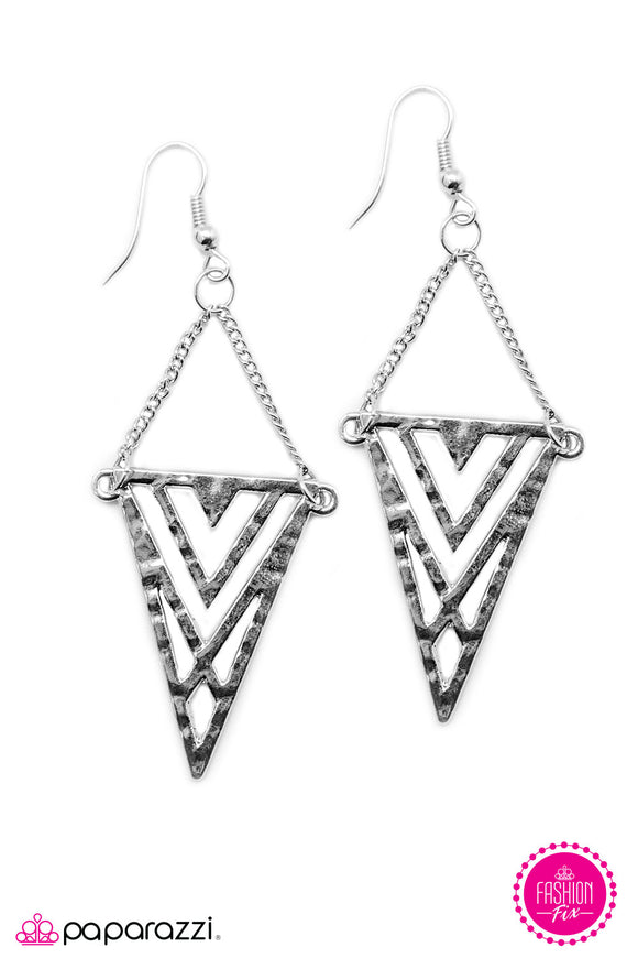 Running Amok - Silver Earring