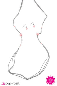 Half Past Midnight - Pink Necklace - Box 7 - Pink