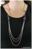 It All Stacks Up - Purple Necklace - Box 5 - Purple