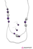 Right On Time - Purple Necklace - Box 5 - Purple