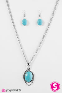 Skipping Stones - Blue Necklace - Box 4 - Blue