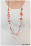 Keep Dreamin' - Orange Necklace - Box 6 - Orange