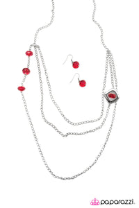 Put On Your Dancing Shoes - Red Necklace - Box 3 - Red