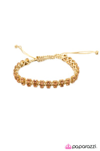 Sweet Tooth - Gold Urban Pull Cord Bracelet