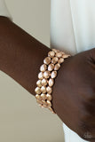 Basic Bliss - Rose Gold Stretch Bracelet - Stretch Gold Box