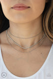 Battle Of The Glitz - White Choker Necklace - Box 1 - Choker