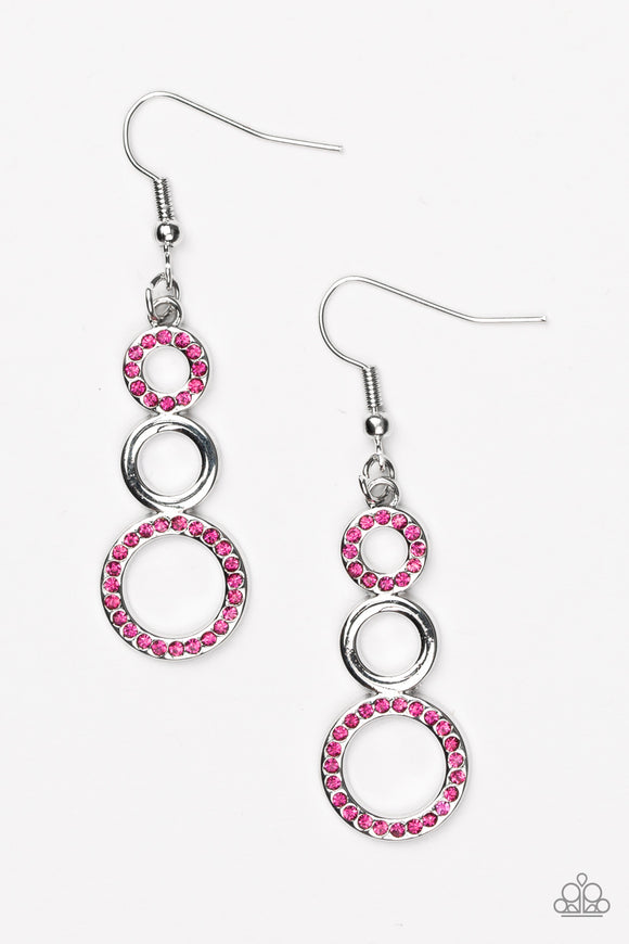 Bubble Bustle - Pink Earring - Box PinkE5