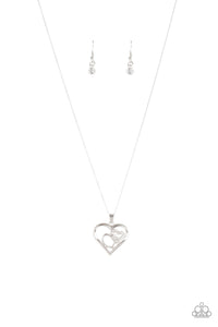 Cupid Charm - White Necklace - Box 11 - White