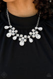 Demurely Debutante - White Necklace - Box 5 - White