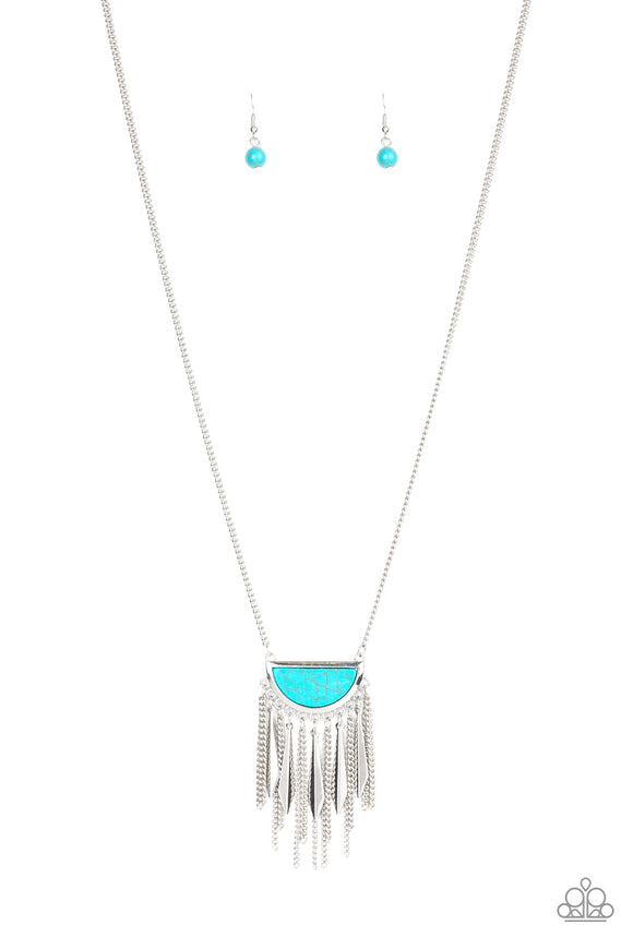 Desert  Hustle - Blue Necklace - Box 5 - Blue