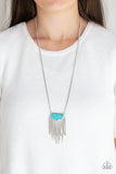 Desert  Hustle - Blue Necklace - Box 5 - Blue