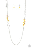 Flirty Foxtrot - Yellow Necklace - Box 3 - Yellow
