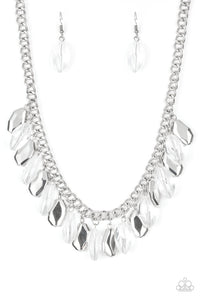 Fringe Fabulous - White Necklace - Box 11 - White