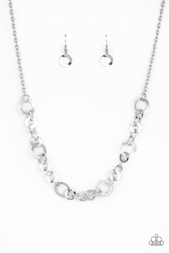 Move It On Over - Silver Necklace - Box 24 - Silver