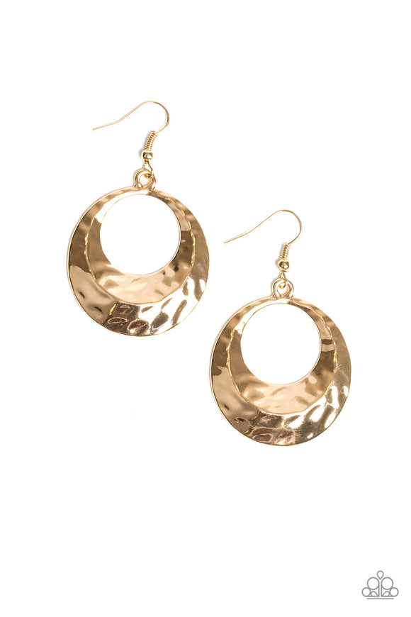 Savory Shimmer - Gold Earrings