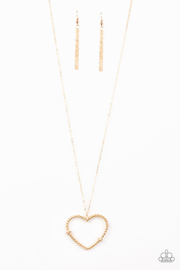 Straight From The Heart - Gold Necklace - Box 2 - Gold