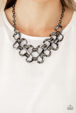 Work, Play, and Slay - Black Necklace - Box 14 - Black