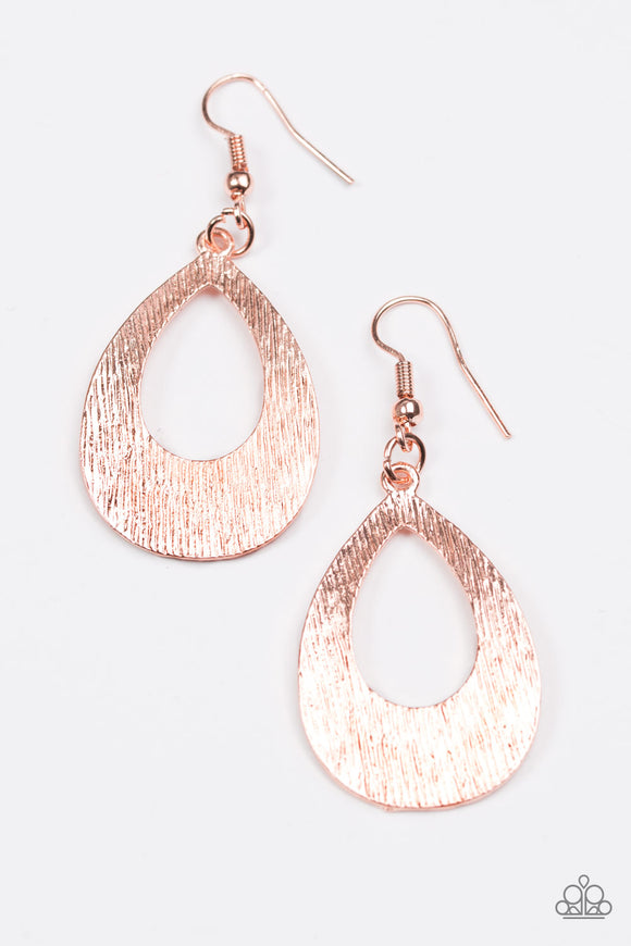 Been There, SHEEN That - Copper Earring