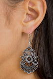 Blooming Bora Bora - Brown Earrings - Box BrownE3