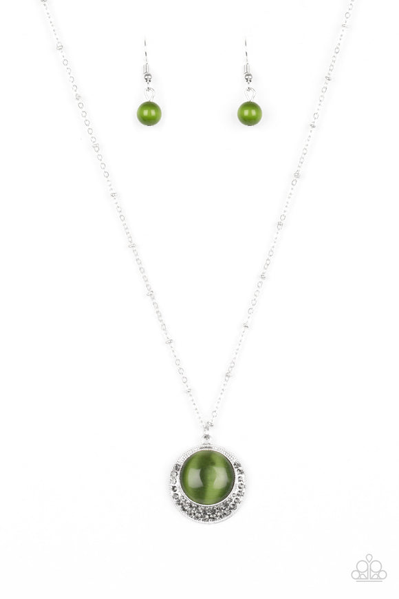 Dream Girl Glow - Green Necklace - Box 6 - Green