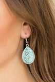 Flirty Flower Girl - Blue Earrings