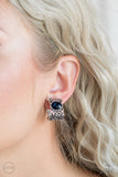 Glamorously Grand Duchess - Blue  Clip-On Earring - Box 1