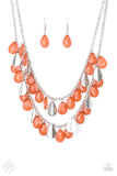 Life Of The FIESTA - Orange Necklace - Box 3 - Orange