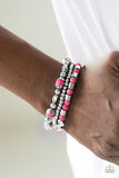 Mesa Mason - Pink Stretch Bracelet