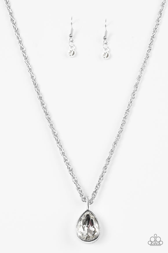 Million Dollar Drop - White Necklace - Box 5 - White