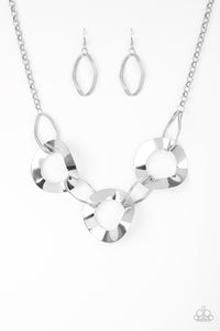 Modern Mechanics - Silver Necklace - Box 3 - Silver