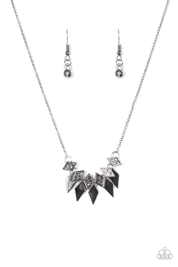 Over The Edge - Black Necklace - Box 2 - Black