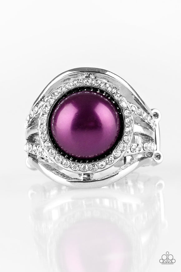 Pampered In Pearls - Purple Ring - Box 6