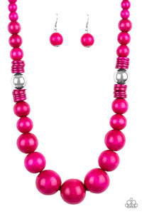 Panama Panorama - Pink Necklace - Box 3 - Pink