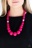 Panama Panorama - Pink Necklace - Box 3 - Pink