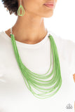 Peacefully Pacific - Green Necklace - Box 5 - Green