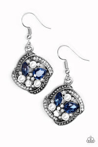 Prestigious Shimmer - Blue Earrings