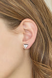 Prismatic Shine - Black/White Post Earring - Box 2 - Black