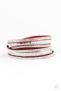 Rock Star Attitude - Red Urban Bracelet