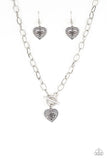 Say No AMOUR - Silver Necklace - Box 19 - Silver