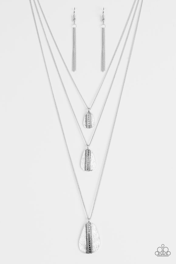 Sonoran Storm - Silver Necklace - Box 10 - Silver