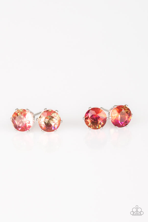 Starlet Shimmer  - Large Rhinestone Multi Colored Earring