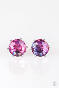 Starlet Shimmer  - Large Rhinestone Multi Colored Earring