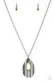 Stop, TEARDROP, and Roll - Green Necklace - Box 4 - Green