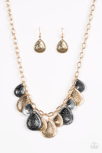 Storm Goddess - Multi/Gold Necklace - Multi