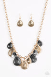 Storm Goddess - Multi/Gold Necklace - Multi