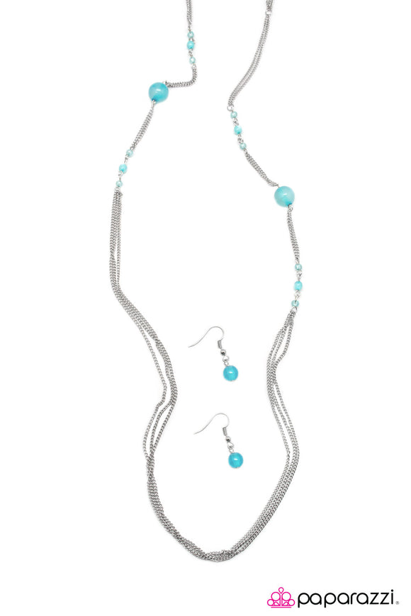 Half Past Midnight - Blue Necklace - Box 4 - Blue