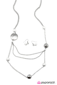 Ripple Of Excitement - White Necklace - Box 10 - White